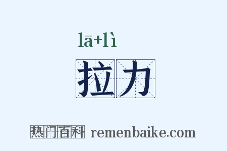 拉力是什么意思的图片